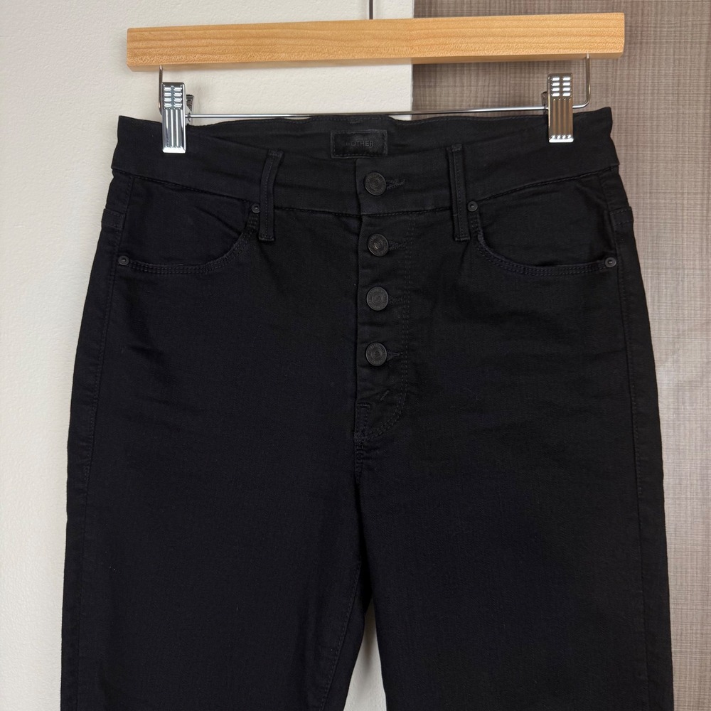 Mother Black The Pixie Ankle Fray Jeans in‎ Not Guilty - Picture 5 of 14